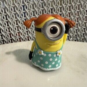Despicable Me Minion Made Pigtails Minion Action Figure By Thinkway Toys